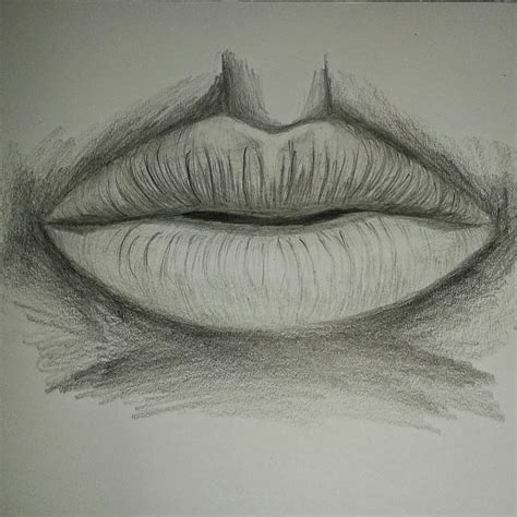 Seni Lukis Tutorial Melukis Wajah Dengan Pensil Menggambar Bibir
