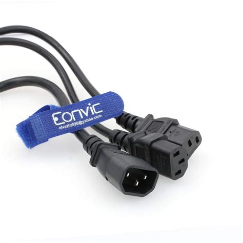 Buy Eonvic C14 To 2 X C13 Female Splitter Power Cable Iec C14 Male Plug