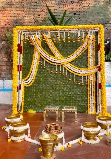 8 Hours Mangala Snanam Background Decoration Hyderabad Rs 8000day