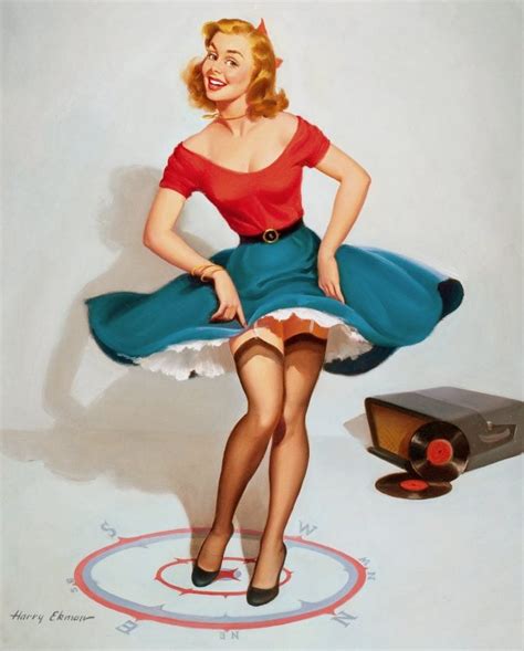 See Vintage Calendar Girls And Pin Ups From The 40s And 50s Plus Meet Artist Gil Elvgren Click