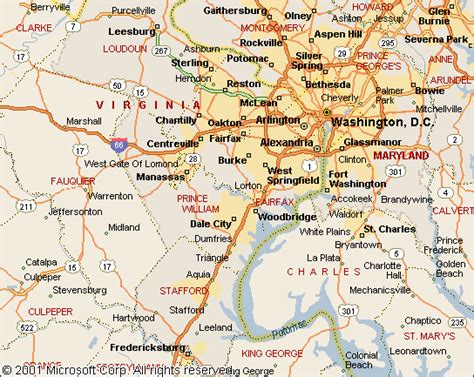Map Of Washington Dc And Suburbs London Top Attractions Map