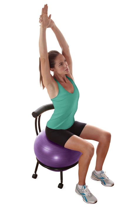 Exercise ball chair with resistance bands, for office, yoga, fitness workout. Amazon.com: Gaiam Adjustable Custom-Fit Balance Ball Chair ...