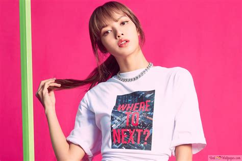 Kpop Idol Lisa From Blackpink Hd Wallpaper Download