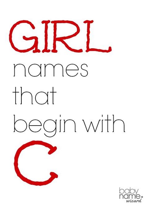 girl names starting with c that include meanings origins popularity pronunciations sibling