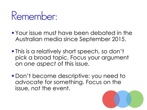 Vce English Persuasive Oral Presentation