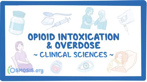 Opioid Intoxicationoverdose Clinical Sciences Osmosis Video Library