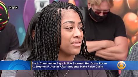 Black Cheerleader Says Police Stormed Her Stephen F Austin Dorm Room