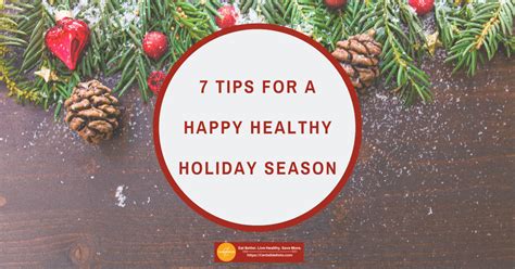 7 Tips To Enjoy A Happy Healthy Holiday Season Centsibleketo