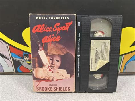 ALICE SWEET ALICE VHS W Brooke Shields Good Condition PicClick