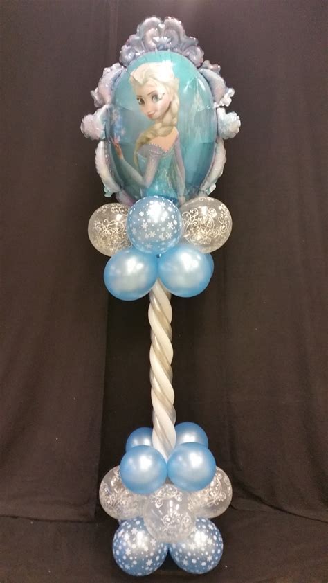 Balloon Colum Frozen Elsa Frozen Balloon Decorations Cinderella