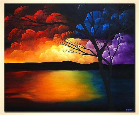 Abstract And Modern Paintings Osnat Fine Art Landscape Paintings