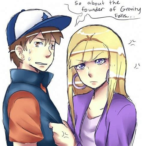 Pacifica And Dipper On Gravity Falls Fan Art