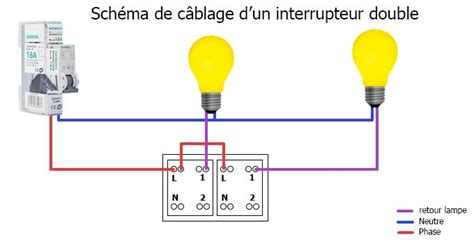Interrupteur Double Allumage Pour Lampe De Chevet