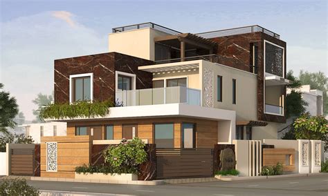 You got the finance, all the required documents you have. Exterior by arch point modern | Duplex house design ...