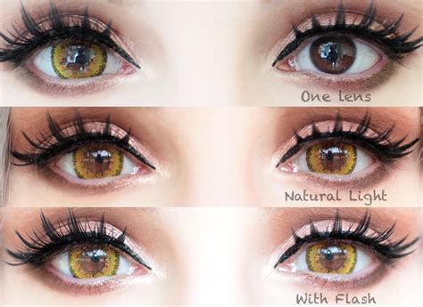 Sweety Poppy Yellow 1 Lenspack Colored Contacts Colored Eye