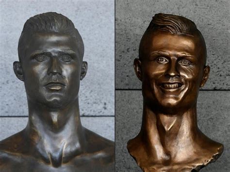 Ronaldo Bust Swapped At Madeira Airport Arab News