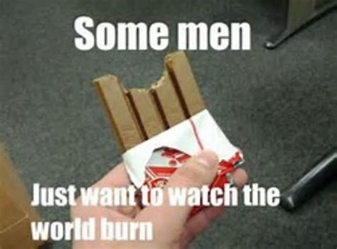 Watch The World Burn Eating Kit Kats The Wrong Way Know Your Meme