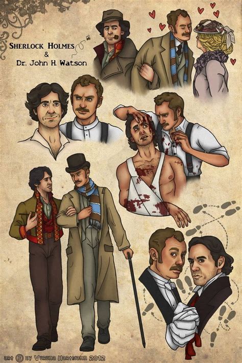 Sherlock Holmes And Dr John Watson By Mycozyworld Sherlock Holmes