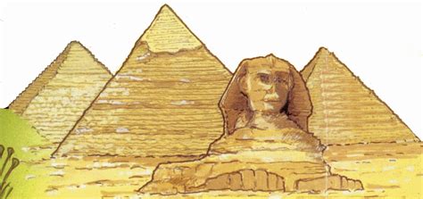 Egypt Clipart Great Pyramid Pencil And In Color Egypt Clipart Great