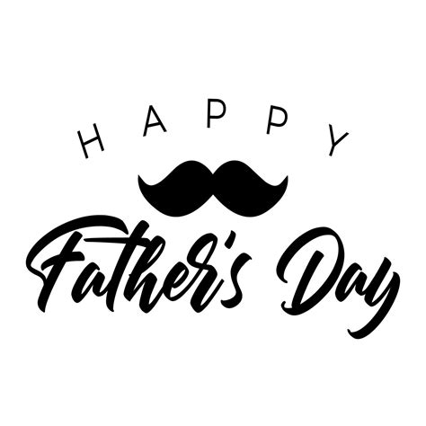 Happy Fathers Day Lettering 8539394 Vector Art At Vecteezy