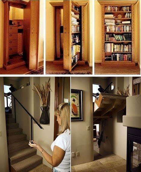 Awesome Hiding Places Secret Rooms Hidden Rooms Home Engineering