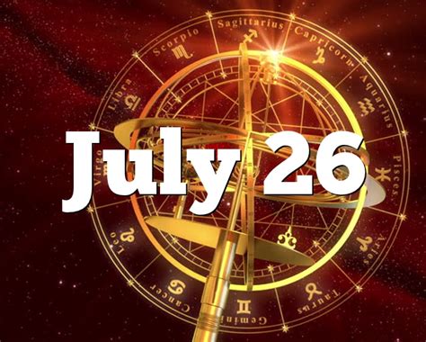 Welches Horoskopzeichen Ist Der 26 Juli Just For