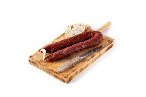 Spanish Chorizo Sausage Stock Photo Image Of Italy 219552114