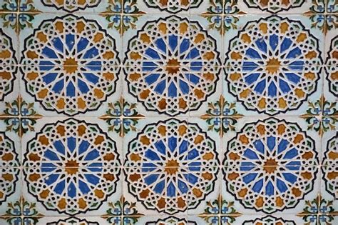 Premium Photo Moorish Ceramic Tiles In The Walls Of A Palace Sevilla