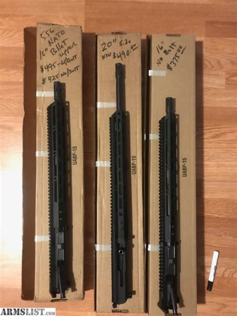 Armslist For Saletrade Ar 15 Uppers In 556 16inch Or 20 Inch And 10