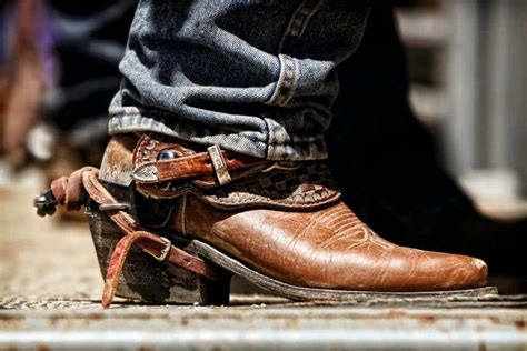 These are heavy, everyday user spurs. How Much Taller Do Cowboy Boots Make You? - From The Guest ...