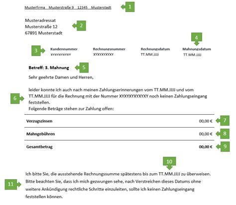 Oft vereinfacht invitatio) ist im deutschen zivilrecht eine rechtlich nicht verpflichtende handlung zum abschluss eines vertrags. 3. Mahnung für Freiberufler - Vorlage & Muster | Channel ...