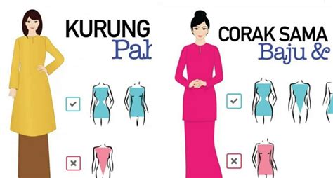 6 Tip Pilih Baju Kurung Ikut Bentuk Badan Jangan Main Beli Yang Cun