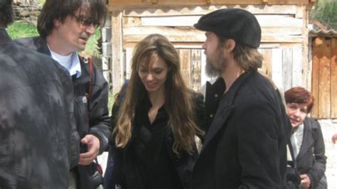 Angelina Jolie Brad Pitt Make Surprise Visit To Bosnia