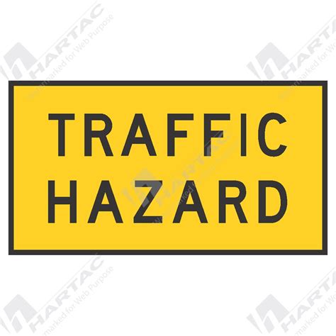 Temporary Signs Traffic Hazard Box Edge Frame Ref Cl 1 Company Name