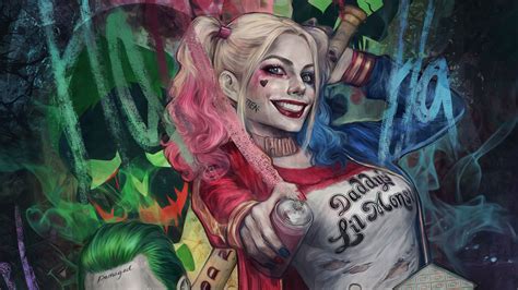 Joker And Harley Quinn Desktop Wallpapers Wallpaper Cave