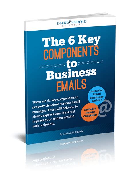 The Six Key Components to Business Emails Guide and Checklist | Business emails, Business ...