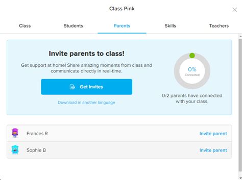 If the entry online is empty, then at the time of adding the login to class dojo in our database. Print Parent Codes - ClassDojo Helpdesk
