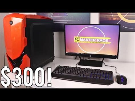 COMPLETE $300 Gaming Setup for BROKE PC Gamers! - YouTube ...