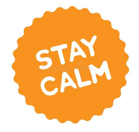 Stay Calm Stock Illustrations 3076 Stay Calm Stock Illustrations
