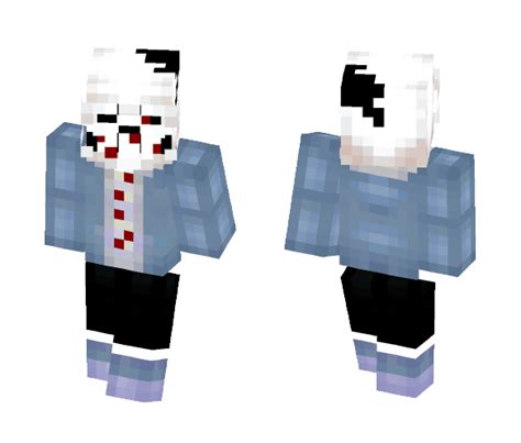 Download Sans The Skeleton Horrortale Minecraft Skin For Free