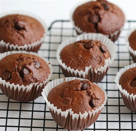 Double Chocolate Muffin Recipe Eugenie Kitchen 컵케이크 레시피 디저트 레시피 빵굽기