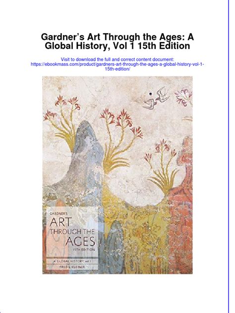 Gardners Art Through The Ages A Global History Vol 1 15th Edition Pdf