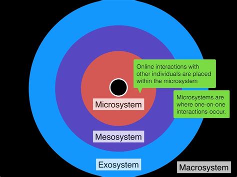 Microsystem Mesosystem Exosystem Macrosystem Is