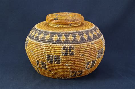 Chumash Native American Indian Baskets Basketry Gene Quintana Fine