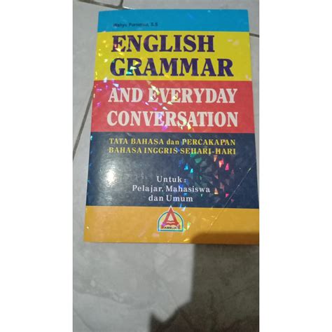 Jual Buku English Grammar And Everyday Conversation Indonesiashopee