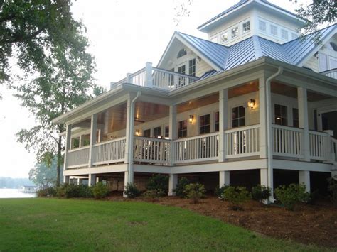 House plans with porches, floor plans with patios, and home plans with courtyard. Cottage House Plans with Wrap around Porches Beach Cottage ...