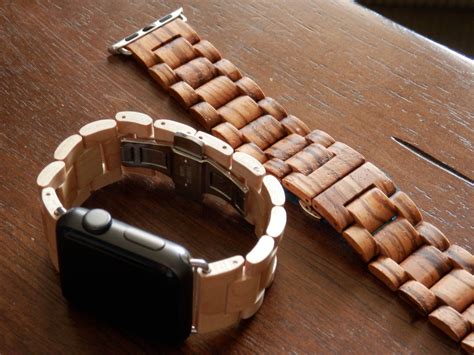 Ottm is a stunning hardwood wrist band for your Apple Watch