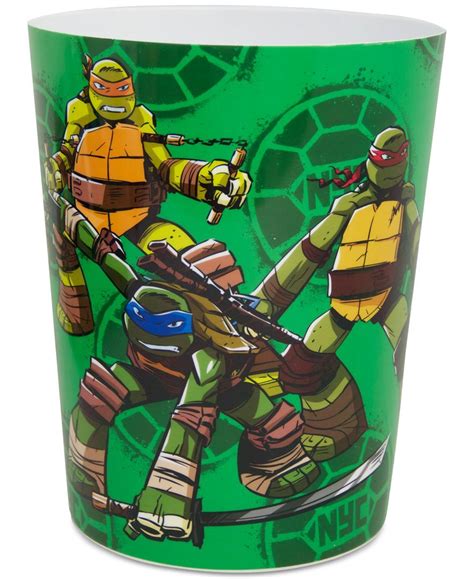 Going to do this wall for jake's tmnt room love it and also like the fact its very simple. Teenage Mutant Ninja Turtle Waste Basket | Ninja turtle ...