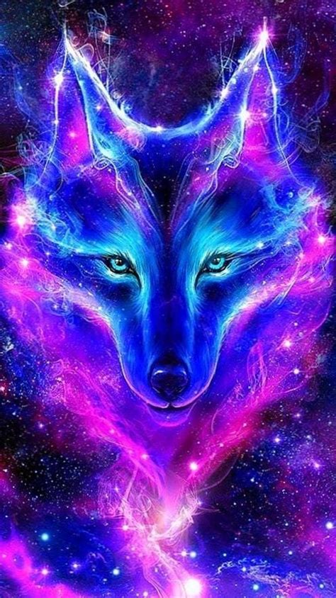 49 Cute Wallpaper Galaxy Wolf Images Been