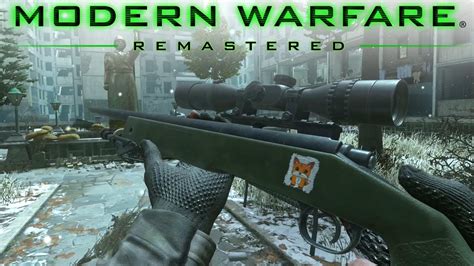 Modern Warfare Remastered Sniping Gameplay Stream Leveling Up Snipers